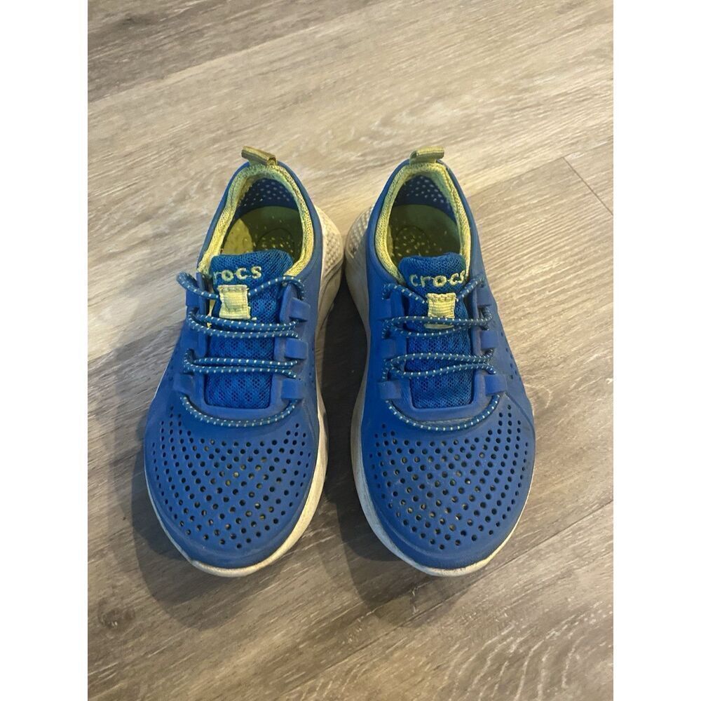 CrocsLiteRide Pacer Sneakers Size 10 Child US/J2 Blue Slip On Shoe 206011